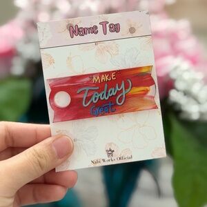 20/30 oz Stanley Tumbler Acrylic Nameplate Accessories H2.0 Stanley Name Tag - S